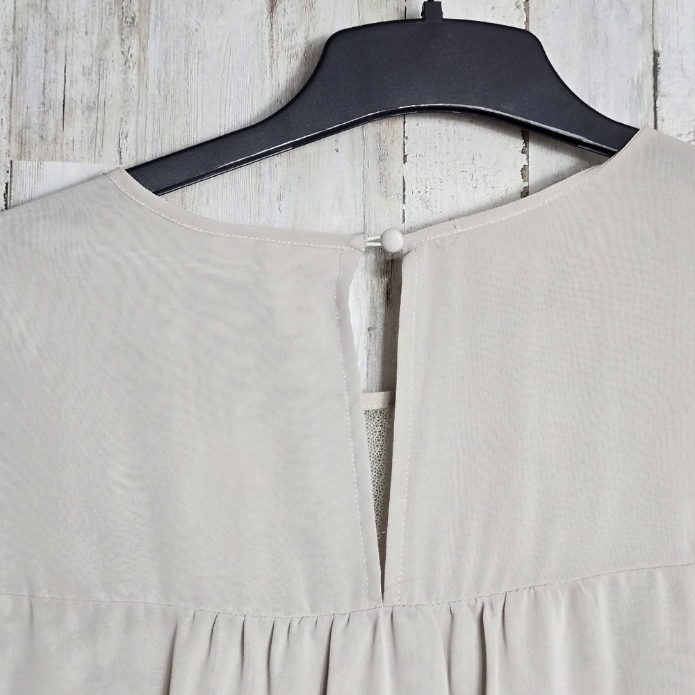 CATO Peasant Boho Lace Top 3X 22 24 Balloon Sleeves NWT Coquette Cottagecore - Picture 9 of 10